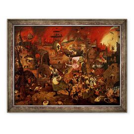 Tablou inramat - Pieter Bruegel the Elder - Dulle Griet Mad Meg 1561 - - Roveli