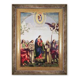 Tablou inramat - Francia - Buna Vestire si Sfinti - - Roveli