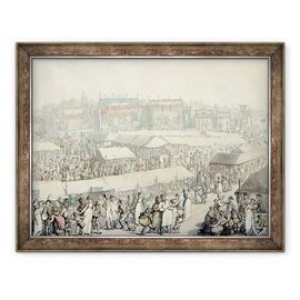 Tablou inramat - Thomas Rowlandson - Targul Verde Brook - - Roveli
