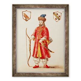Tablou inramat - Jan van Grevenbroeck - Marco Polo, imbracat in costum tatar - - Roveli