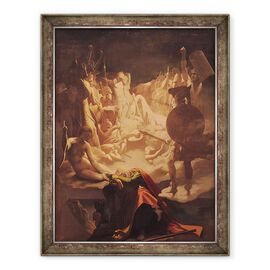 Tablou inramat - Jean Auguste Dominique Ingres - Visul lui Ossian - - Roveli