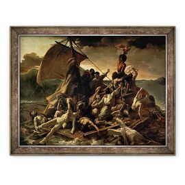 Tablou inramat - Theodore Gericault - Pluta Meduzei - - Roveli
