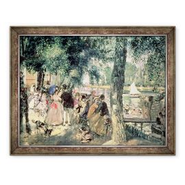 Tablou inramat - Pierre Auguste Renoir - Baie pe Sena sau, La Grenouillere - - Roveli