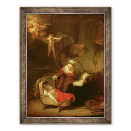 Tablou inramat - Rembrandt Harmensz van Rijn - Sfanta familie - - Roveli