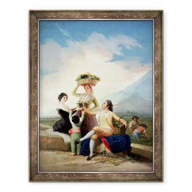 Tablou inramat - Francisco Jose de Goya y Lucientes - Toamna, sau recolta de struguri - - Roveli