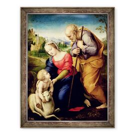 Tablou inramat - Raphael - Sfanta familie cu un miel II - - Roveli