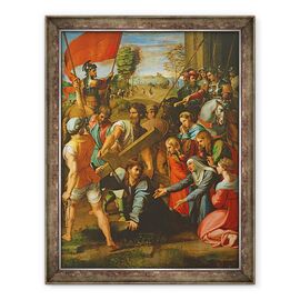 Tablou inramat - Raphael - Caderea pe Drumul spre Golgota - - Roveli