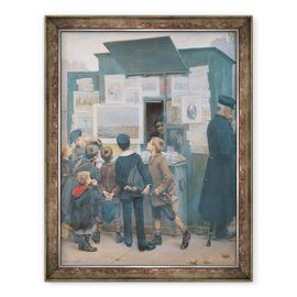 Tablou inramat - Paul-Emmanuel Legrand - Privind la Visul de Detaille - - Roveli