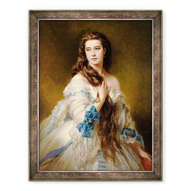 Tablou inramat - Franz Xaver Winterhalter - Portret De Madame Rimsky-Korsakov 1833-78 nee Varvara Dmitrievna Mergassov - - Roveli