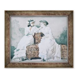Tablou inramat - Winslow Homer - Doua doamne - - Roveli