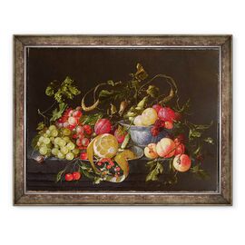 Tablou inramat - Cornelis de Heem - O viata statica a fructelor - - Roveli
