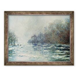 Tablou inramat - Claude Monet - Despartire la Vetheuil - - Roveli