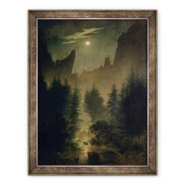 Tablou inramat - Caspar David Friedrich - Uttewalder Grund - - Roveli