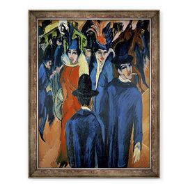 Tablou inramat - Ernst Ludwig Kirchner - Berlin Street Scene - - Roveli