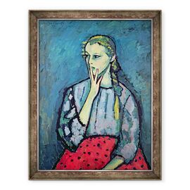 Tablou inramat - Alexej von Jawlensky - Portretul unei tinere - - Roveli