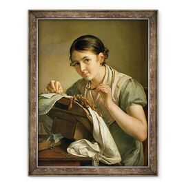 Tablou inramat - Vasili Andreevich Tropinin - Lacemaker - - Roveli