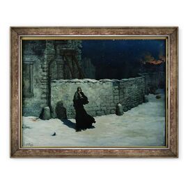 Tablou inramat - Gustave Dore - Un incident in timpul asediului de la Paris - - Roveli