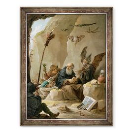 Tablou inramat - David Teniers the Younger - Tentatia Sfantului Anton I - - Roveli