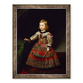Tablou inramat - Diego Rodriguez de Silva y Velazquez - Infanta Maria Margarita 1651-73 a Austriei ca un copil - - Roveli