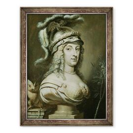 Tablou inramat - Erasmus Quellinus - Portret Alegoric al Reginei Christina a Suediei 1626-89 c.1649-50 - - Roveli