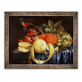Tablou inramat - Jan Pauwel Gillemans the Elder - Natura moarta a strugurilor - - Roveli