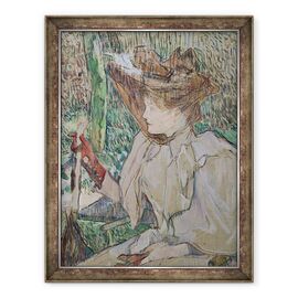 Tablou inramat - Henri de Toulouse-Lautrec - Femeie cu Manusi - - Roveli