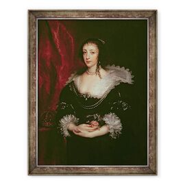 Tablou inramat - Anthony van Dyck - Regina Henrietta Maria 1609-1669, regina consort a Carol I al Angliei - - Roveli