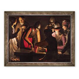 Tablou inramat - Georges de la Tour - Negarea Sfantului Petru - - Roveli