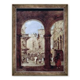 Tablou inramat - Francesco Guardi - Architectural Capriccio - - Roveli