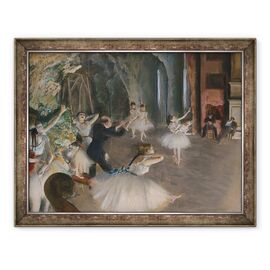 Tablou inramat - Edgar Degas - Repetitia pe scena - - Roveli