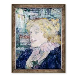Tablou inramat - Henri de Toulouse-Lautrec - Fata englezoaica de la The Star la Le Havre - - Roveli