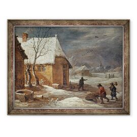 Tablou inramat - David Teniers the Younger - Iarna - - Roveli