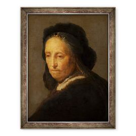 Tablou inramat - Rembrandt Harmensz van Rijn - Studiul unei femei batrane - - Roveli