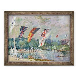 Tablou inramat - Alfred Sisley - Regatta la Molesey - - Roveli