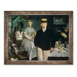 Tablou inramat - Edouard Manet - Pranz in Studio - - Roveli