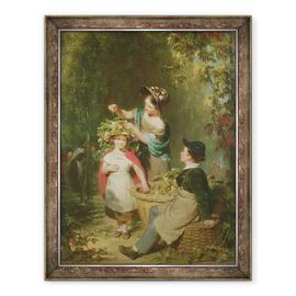 Tablou inramat - William Frederick Witherington - Ghirlanda Hop - - Roveli