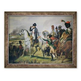 Tablou inramat - Emile Jean Horace Vernet - Batalia de la Wagram, 6 iulie 1809 - - Roveli