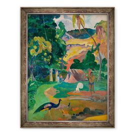 Tablou inramat - Paul Gauguin - Matamoe sau, Peisaj cu pauni - - Roveli