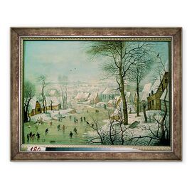 Tablou inramat - Pieter Brueghel the Younger - Peisaj iarna - - Roveli
