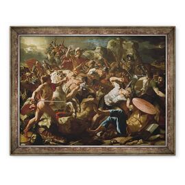 Tablou inramat - Nicolas Poussin - Batalia dintre israeliti si amoriti - - Roveli