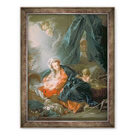 Tablou inramat - Francois Boucher - Madonna si Copilul - - Roveli
