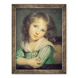 Tablou inramat - Jean Baptiste Greuze - Fata de la fereastra - - Roveli