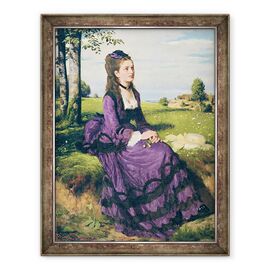 Tablou inramat - Pal Szinyei Merse - Femeie in Violet - - Roveli