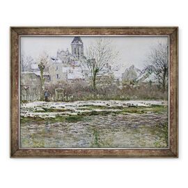 Tablou inramat - Claude Monet - Biserica de la Vetheuil sub zapada - - Roveli