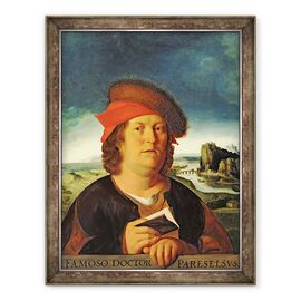 Tablou inramat - Quentin Massys - Portret presupus a fi Paracelsus 1493-1541 - - Roveli