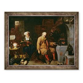 Tablou inramat - David III Ryckaert - Alchimistul - - Roveli