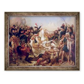 Tablou inramat - Baron Antoine Jean Gros - Batalia Piramidelor - - Roveli