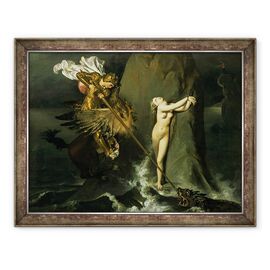 Tablou inramat - Jean Auguste Dominique Ingres - Ruggiero Salvarea Angelica - - Roveli