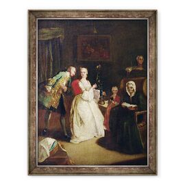 Tablou inramat - Pietro Longhi - Declaratia de dragoste - - Roveli