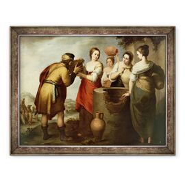 Tablou inramat - Bartolome Esteban Murillo - Rebecca si Eliezer la fantana - - Roveli